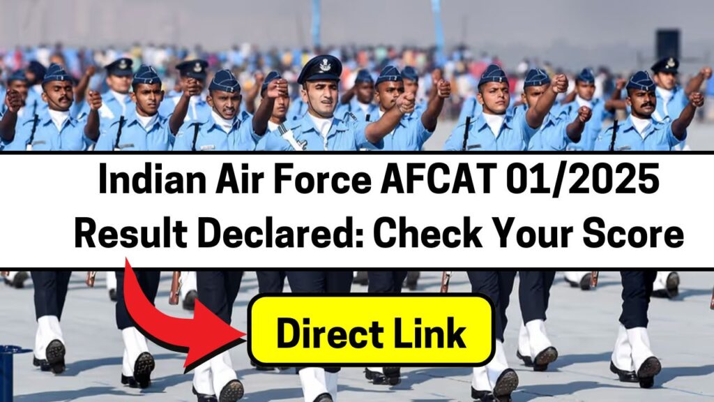 AFCAT 01/2025 Result