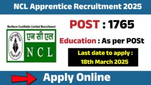 NCL Apprentice Recruitment 2025