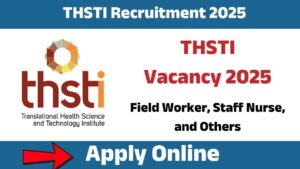 THSTI Recruitment 2025