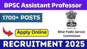 BPSC Assistant Professor Recruitment 2025