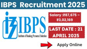 IBPS Professor and Data Analyst Recruitment 2025