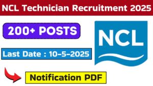 NCL Technician Recruitment 2025