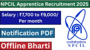 NPCIL Apprentice Recruitment 2025