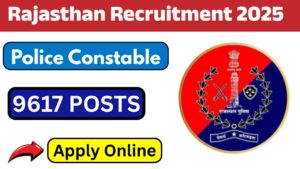 Rajasthan Police Constable Recruitment 2025