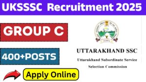 UKSSSC Group C Recruitment 2025