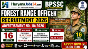 BPSSC Forest Range Officer Recruitment 2026