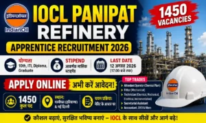 IOCL Panipat Refinery Apprentice Recruitment 2026